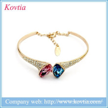 Fashion bracelets hot jewelry trends 2015 gold jewellery big gemstone blue sapphire and ruby bracelet